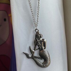 Vintage Laghcat whimsy mermaid long necklace